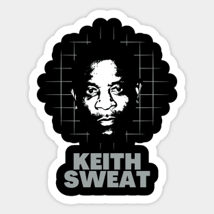 Keith sweat -> 80s retro Sticker